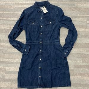 rag & bone Paz Utility Denim Dress NWT! Fabulous